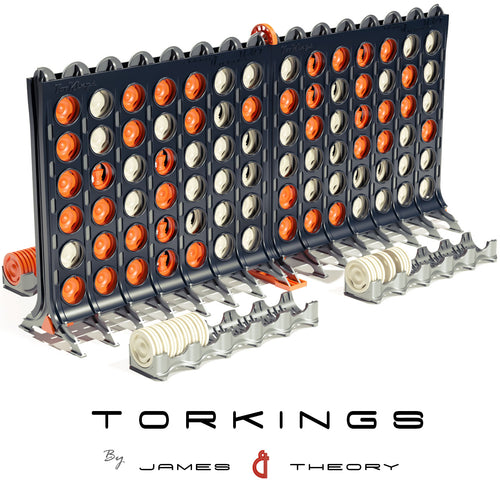 TorKings – Double Deluxe 4 In A Row: Self Sorting, Modular & Feature Packed