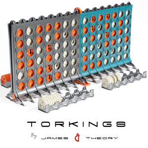 TorKings – Double Deluxe 4 In A Row: Self Sorting, Modular & Feature Packed